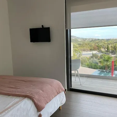 Villa Dezem-infinity Pool-hot Tub-near Cannes-panorama-ac