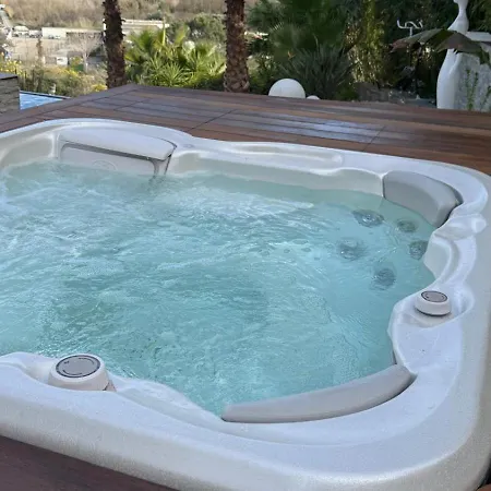 Dezem-infinity Pool-hot Tub-near Cannes-panorama-ac Villa