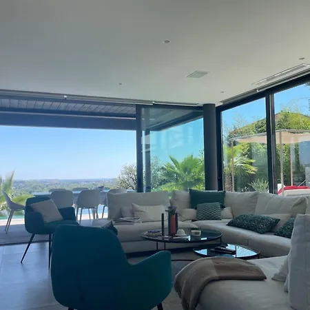 Dezem-infinity Pool-near Cannes-panorama-ac Villa *