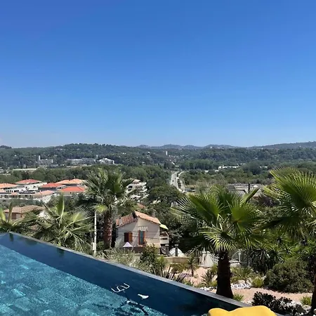 Vila Dezem-infinity Pool-hot Tub-near Cannes-panorama-ac *