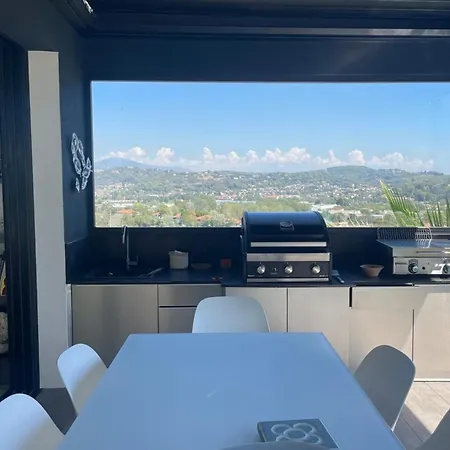 Dezem-infinity Pool-hot Tub-near Cannes-panorama-ac Vila